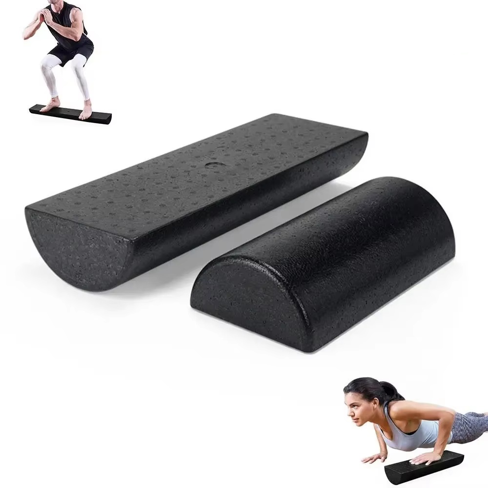 Vibrating Foam Roller - Halfronde Balansrol Blok Draagbare Fitness Spier