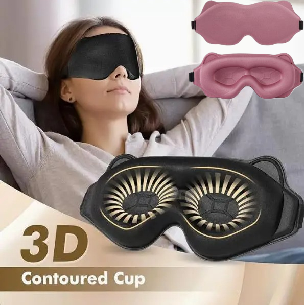 Sleep Eye Mask 3D - Slaapmasker Lichtblokkerend 3D Slaapmasker Voor Ogen