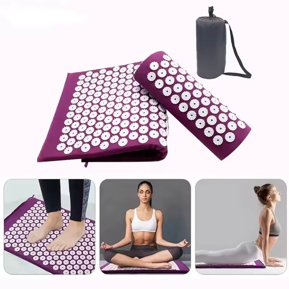 Acupressure Mat Set - Acupressuurmat en kussenset voor verlichting van
