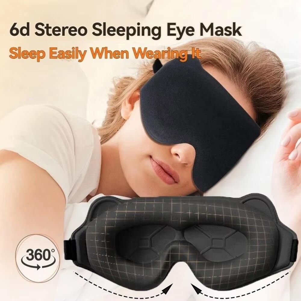 Sleep Eye Mask 3D - Nieuw 3D-slaapoogmasker Stereoscopisch lichtblokkerend slaapoogmasker voor