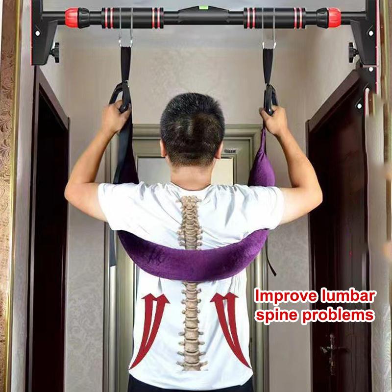 Back Stretcher Lumbar - Homegym Lumbale Tractieband Verstelbare Horizontale Staaf