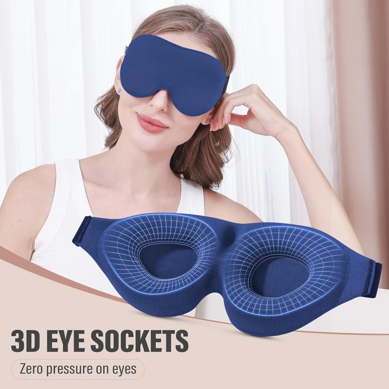 Sleep Eye Mask 3D - 3D Nachtslaap Oogmasker Ademend Voor Slapen