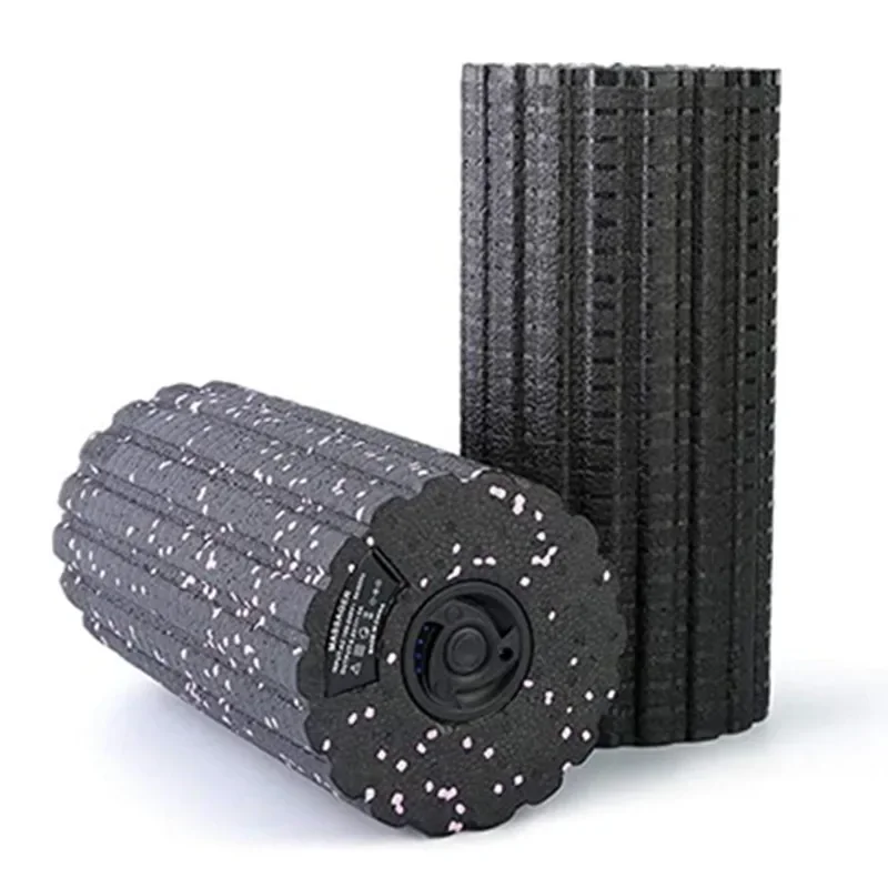 Vibrating Foam Roller - 4-snelheden vibrerende elektrische yogamassage Schuim Fitness