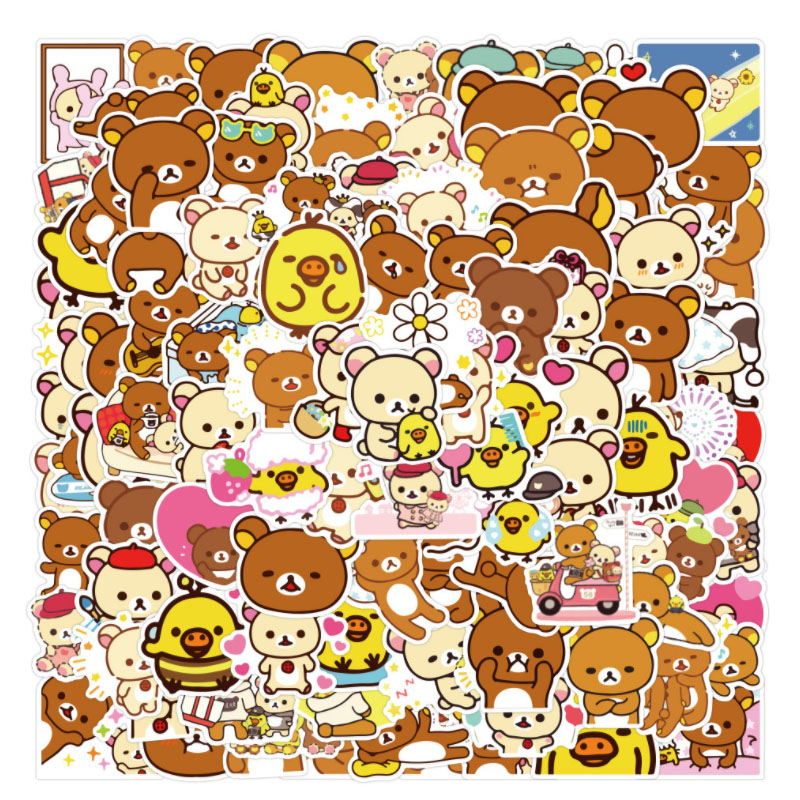Fitness Journal Planner - 10/30/50/100Pcs Nieuwe Rilakkuma Diy Telefoon Snowboard