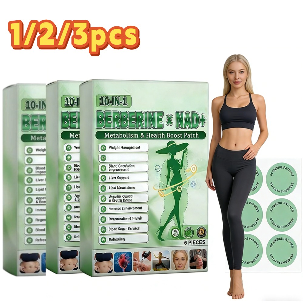 Xbody Health & Wellness Functional Integrative Medicine Office & Medical Spa - 10-in-1 Berberine x NAD+ Gewichtsbeheersingspleister, eenvoudig
