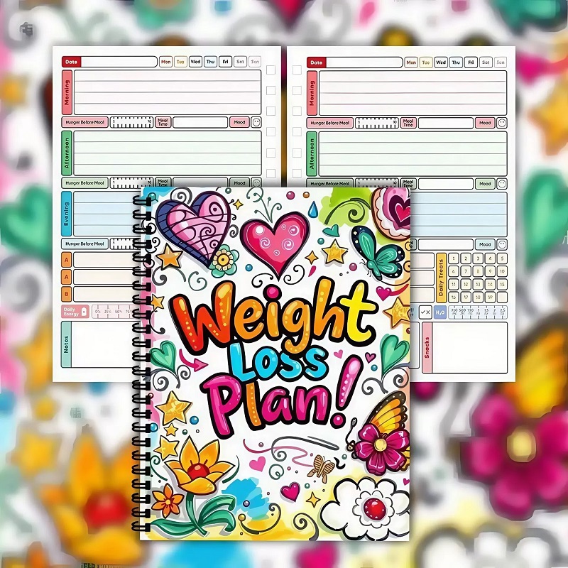 Fitness Journal Planner - Planboek voor gewichtsverlies van 12 weken