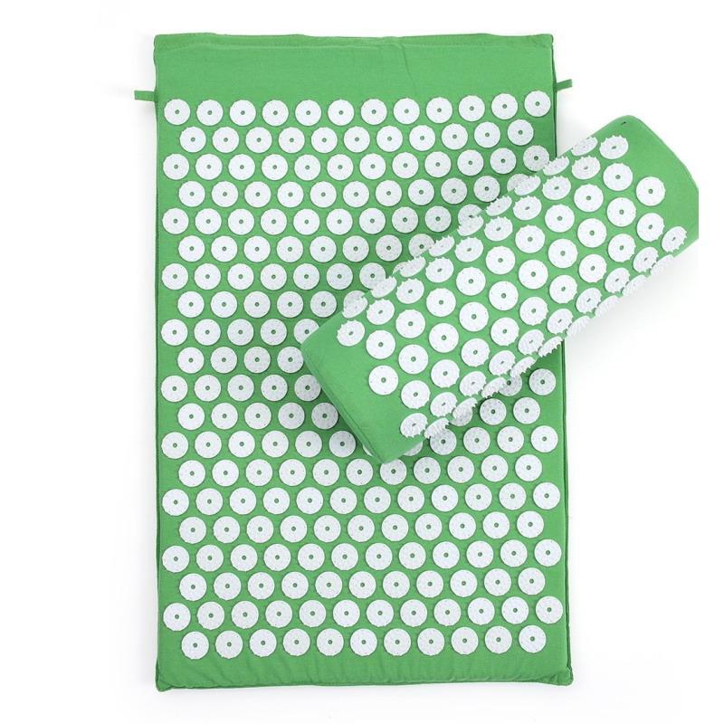 Acupressure Mat Set - 1 set acupressuur yogamat kussen massage