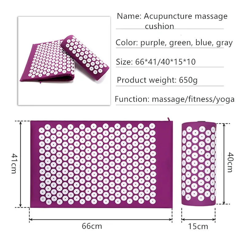 Massager Yoga Mat Kussen acupr - Acupressure Mat Set recensie en prijs