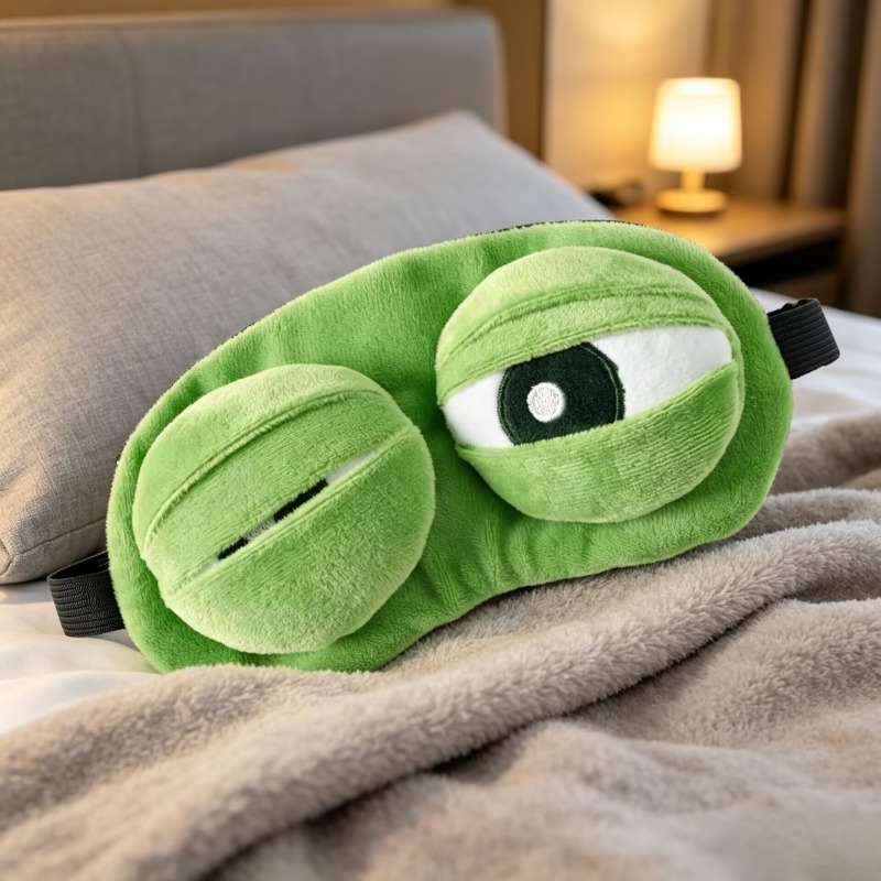 Grappig 3D Kikker Slaapmasker  - Sleep Eye Mask 3D recensie en prijs