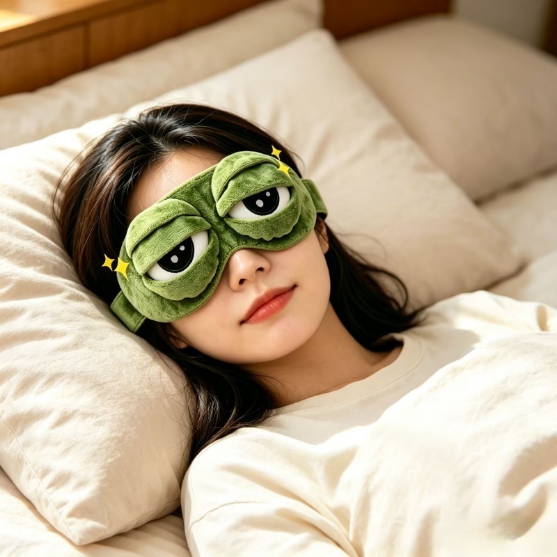 Grappig 3D Kikker Slaapmasker  - Sleep Eye Mask 3D recensie en prijs