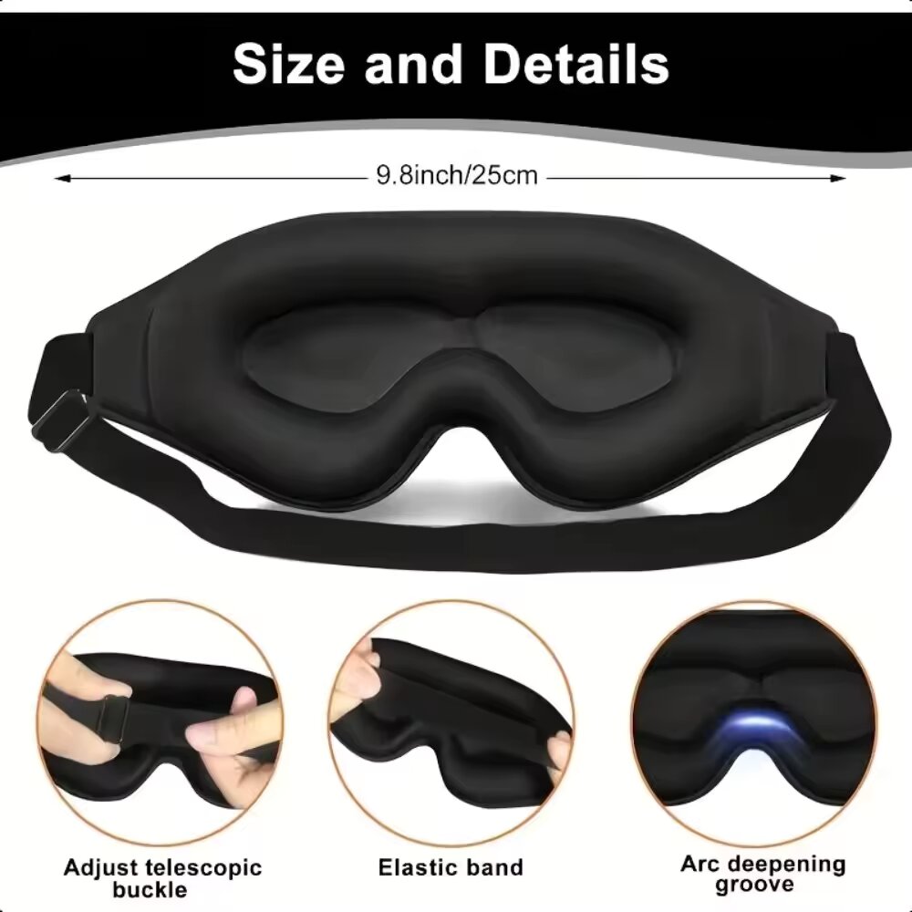 3D-oogmasker, comfortabel en a - Sleep Eye Mask 3D recensie en prijs
