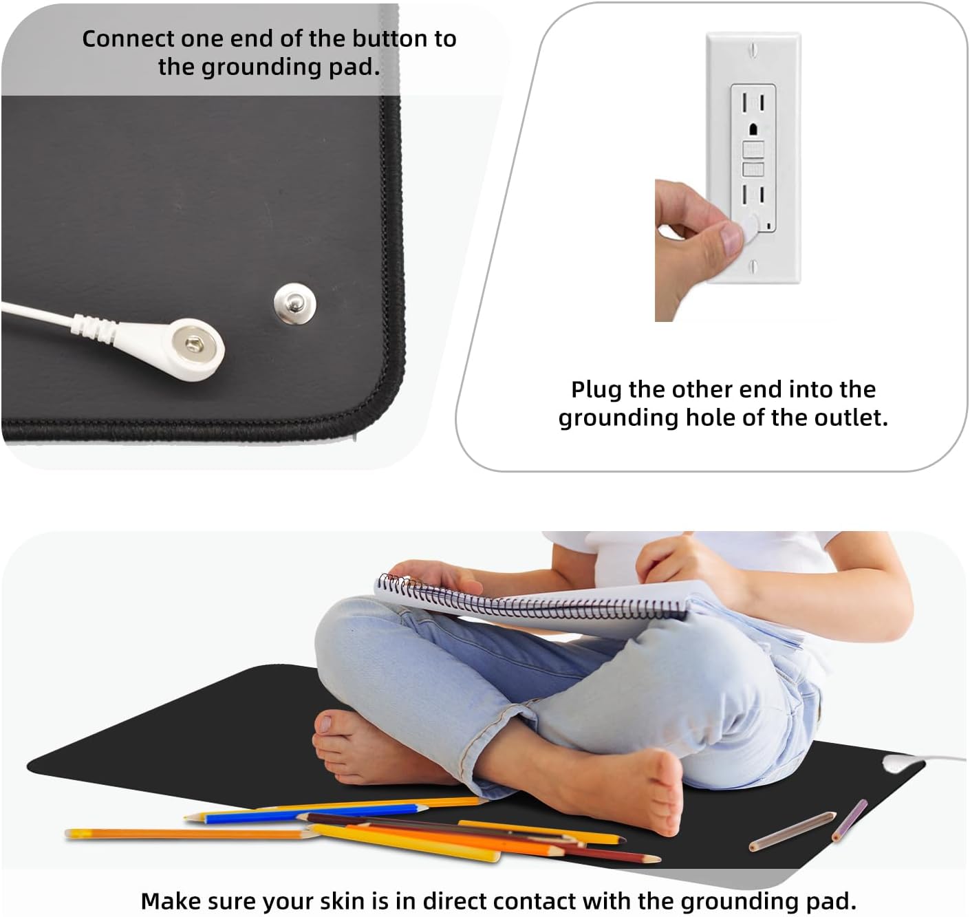 40X60CM Aardingsmat met aardin - Health Wellness Energy recensie en prijs