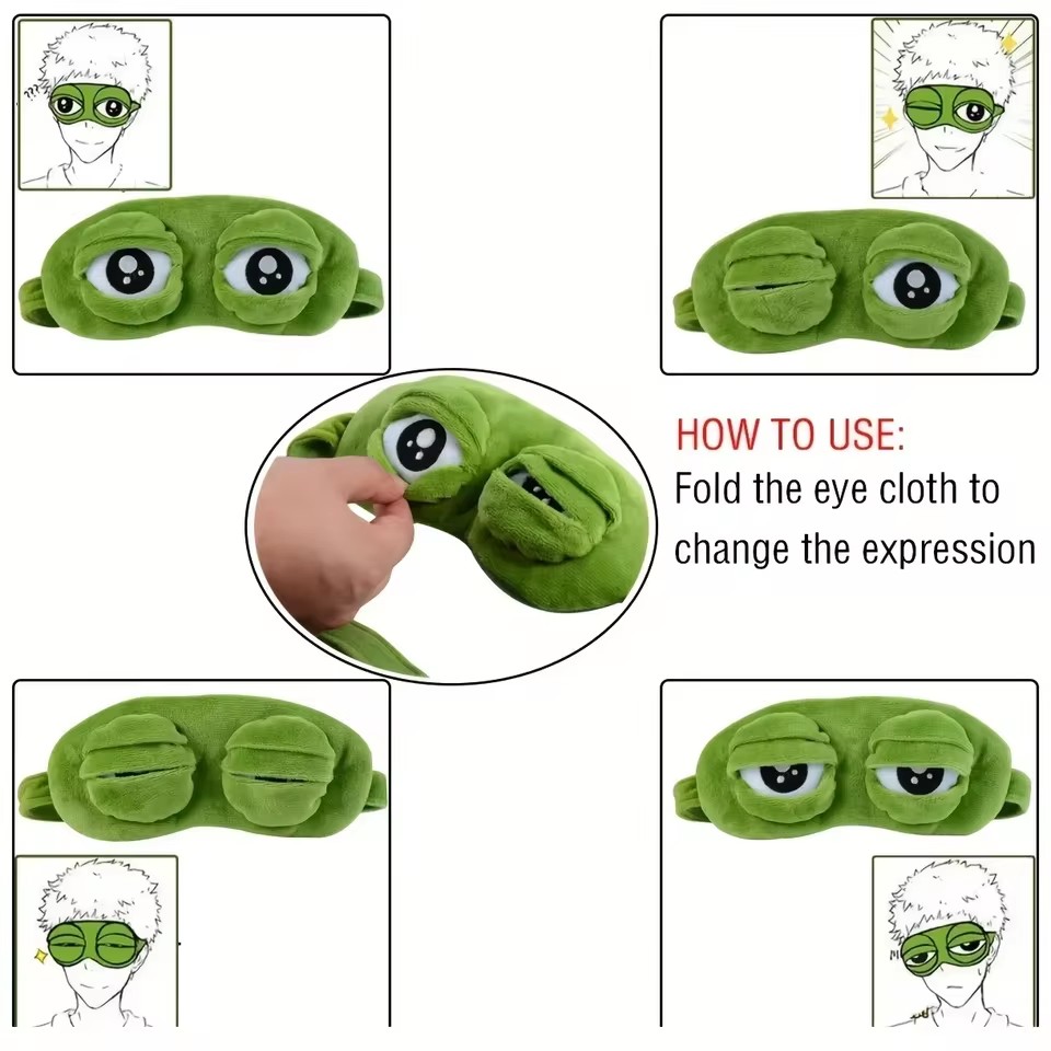 3D Kikker Slaapmasker Natuurli - Sleep Eye Mask 3D recensie en prijs