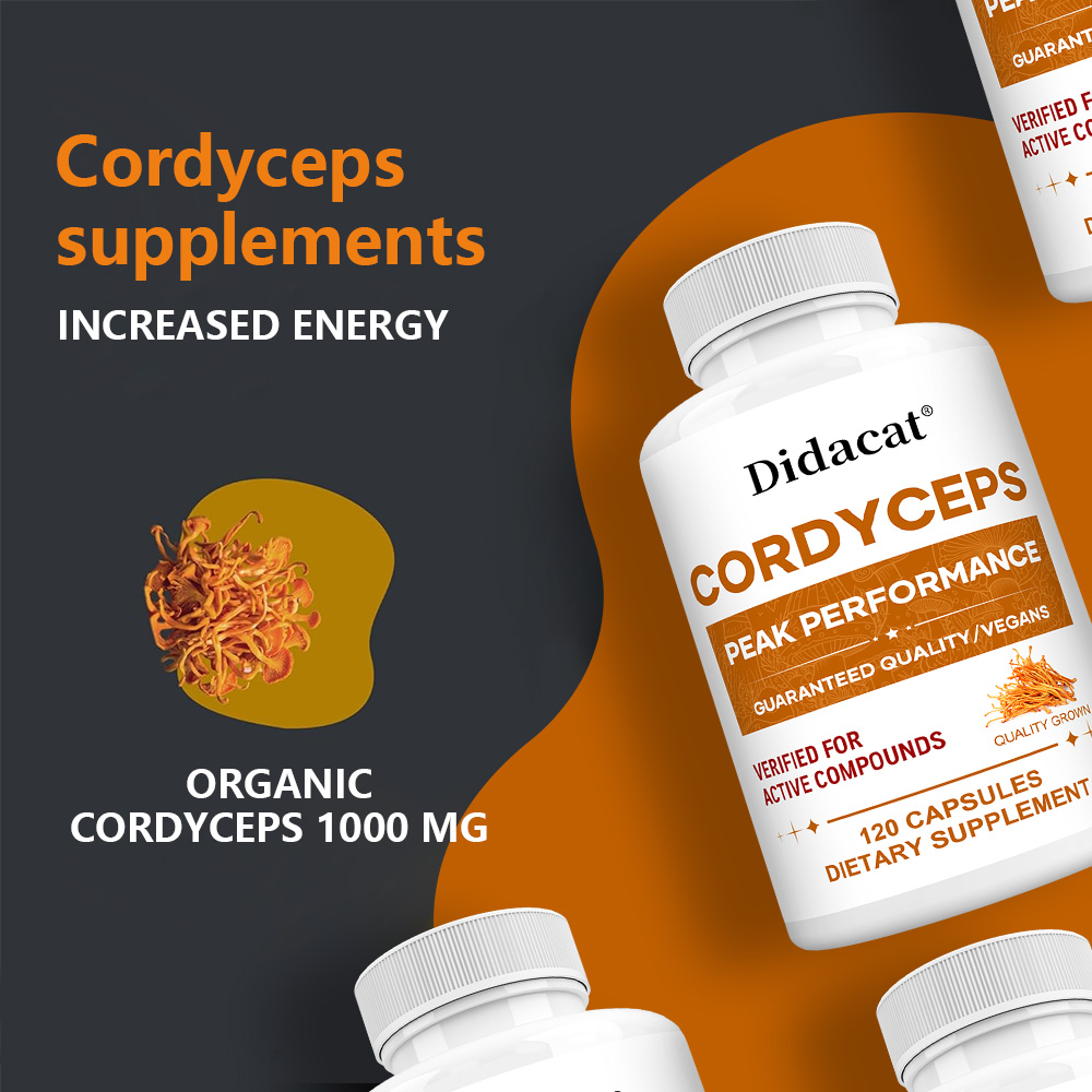 Cordyceps-paddenstoelcapsules  - Health Wellness Energy recensie en prijs