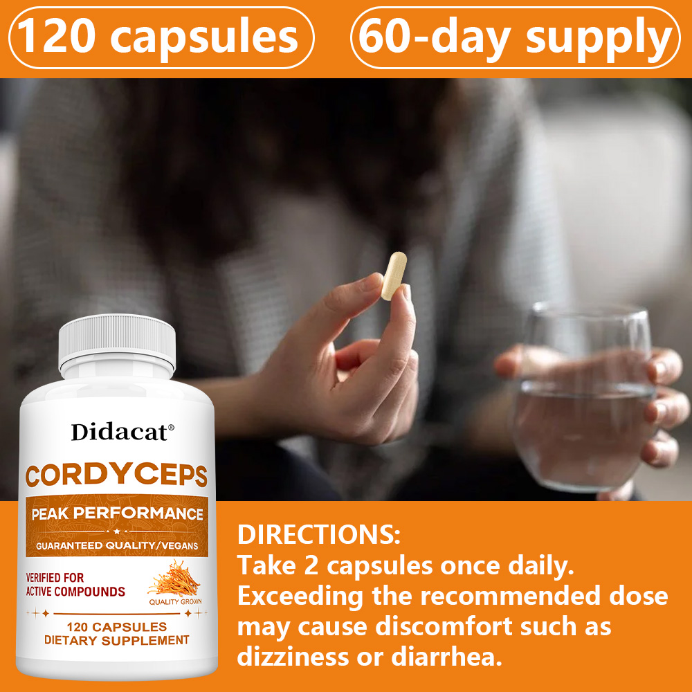 Cordyceps-paddenstoelcapsules  - Health Wellness Energy recensie en prijs