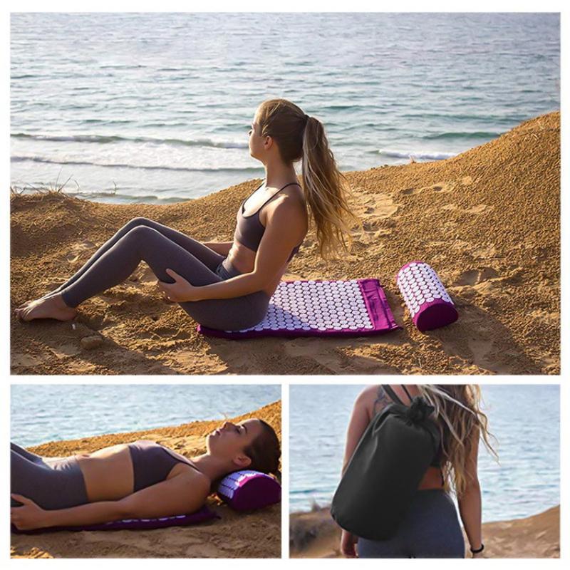 1 set acupressuur yogamat kuss - Acupressure Mat Set recensie en prijs