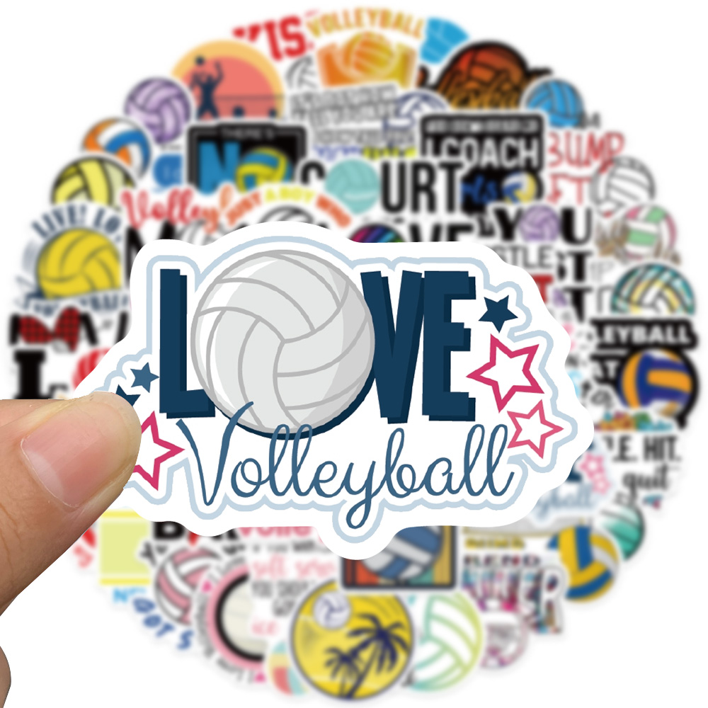 50 STKS Cartoon Volleybal Spor - Fitness Journal Planner recensie en prijs